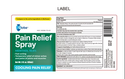 6000 Globe Menthol 10.5 Pain Relief Spray 3oz 010726 Cder (6000 Globe Menthol 10.5 Pain Relief Spray 3oz 010726 Cder)